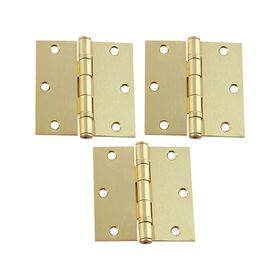 Bisagra canto recto 3.5x3.5" 3 bronce unidades