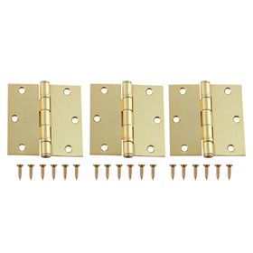 Bisagra canto recto 3.5x3.5" 3 bronce unidades