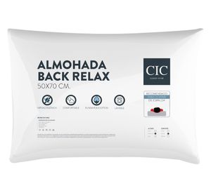 Almohada 50x70 cm Back relax fibra Cic