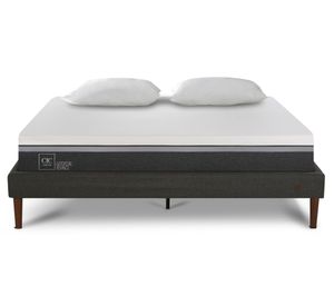 Cama europea curve 2 plazas Ortopedic Advance + 2 almohadas Cic