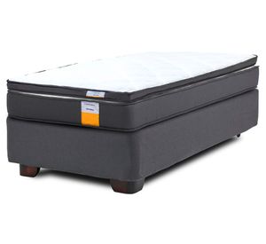 Cama americana funcional 1 plaza plus + topper