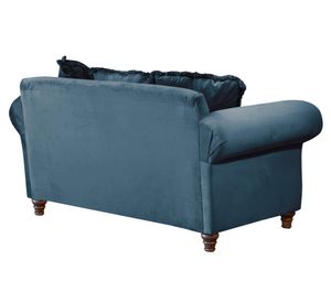 Sofá Rímini 2 cuerpos azul petróleo Latam Home