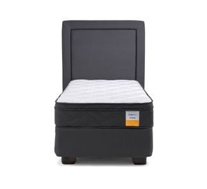Cama americana 1 plaza Eurotop + respaldo Drimkip