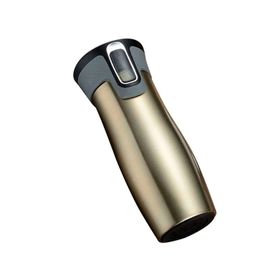 Mug 400 ml botella acero dorado