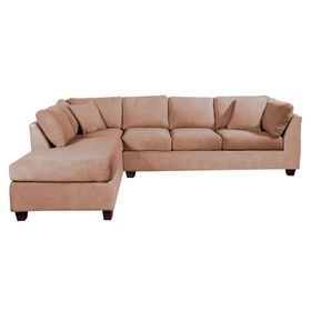 Sofá seccional izquierdo 5 cuerpos Padua beige