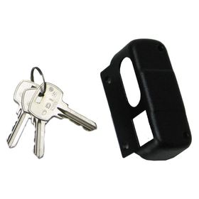 Cerradura sobreponer puertas de 30 a 45 mm negra 321 Odis