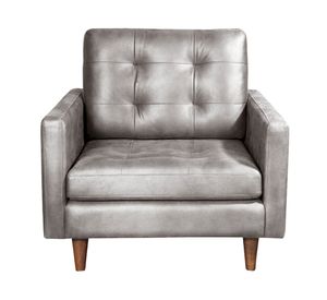 Sofá Nápoles cuero gris Latam Home