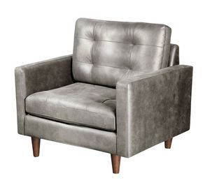 Sofá Nápoles cuero gris Latam Home