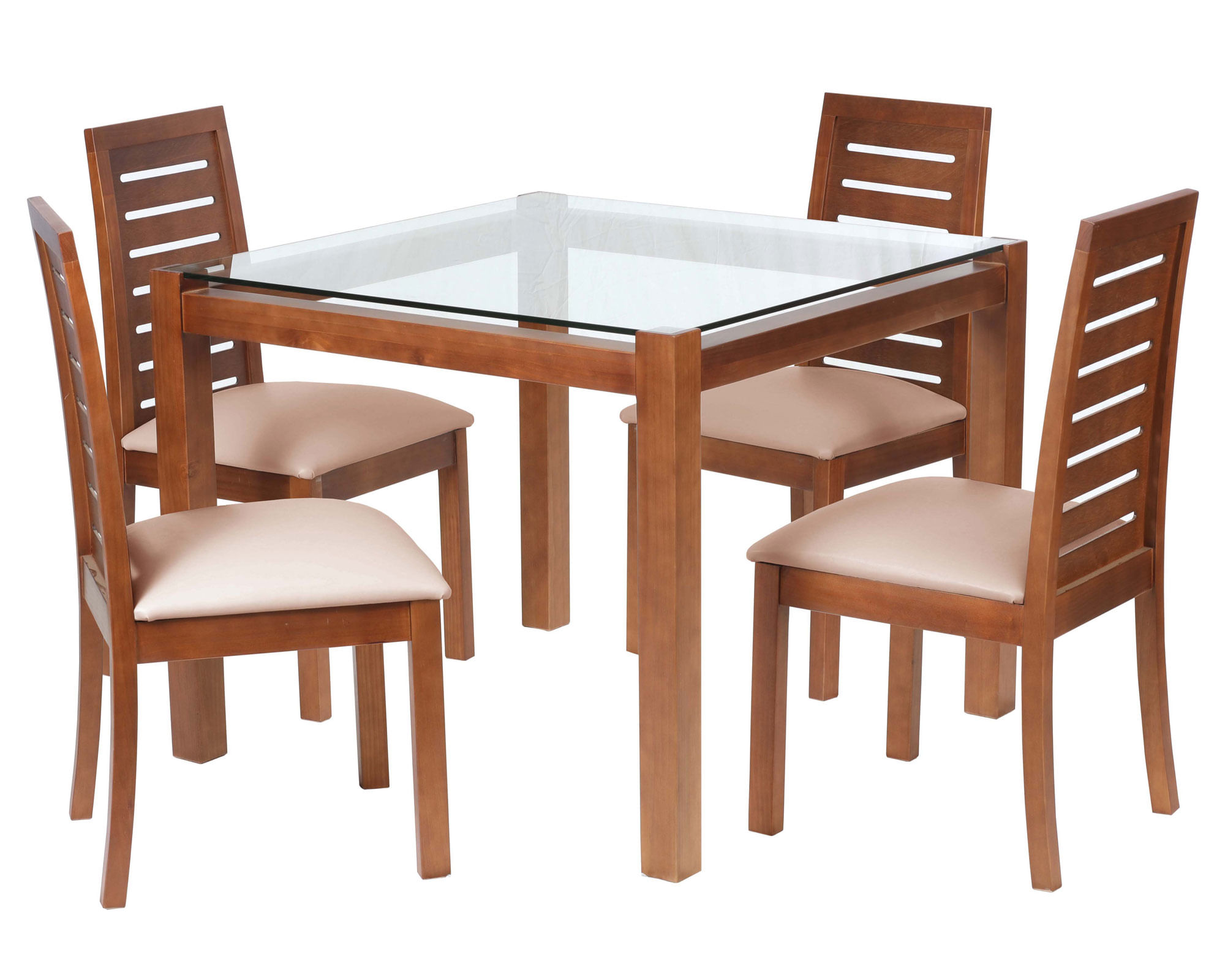 Latam Home Comedor 4 sillas Barcelona beige Latam Home