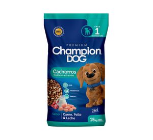 Alimento cachorro 15 kg raza mediana grande Champion Dog.