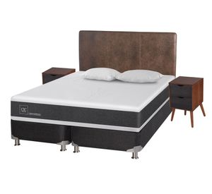 Box spring king Ortopedic B5 + set Baker/ Niger + almohadas Cic