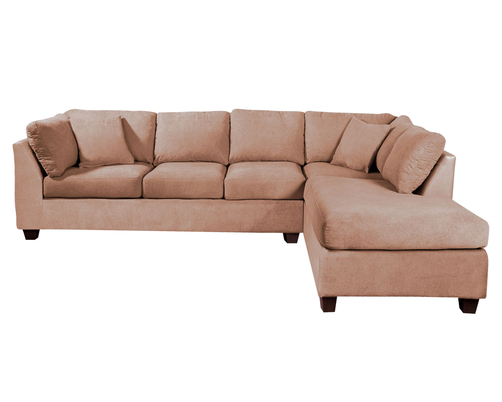 Latam Home Sofá seccional derecho 5 cuerpos Padua beige