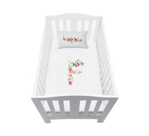 Cubreplumón pack Letras Vintage F blanco