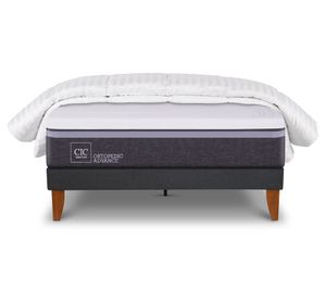 Cama europea Curve Ortopedic Advance 1.5 plazas + plumón Cic