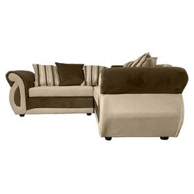Sofá seccional 3 cuerpos Dominga Chenille beige