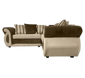 Sofá seccional 3 cuerpos Dominga Chenille beige