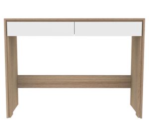 Escritorio 2 cajones Roma olmo/blanco