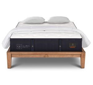 Cama europea 2 plazas Oak Grand Premium + almohada viscoelástica + plumón Cic