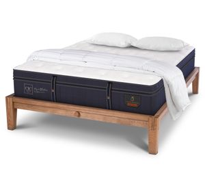 Cama europea 2 plazas Oak Grand Premium + almohada viscoelástica + plumón Cic