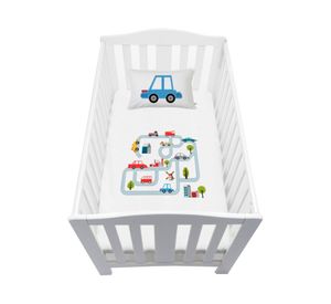 Cubreplumón pack P&P Autopista blanco