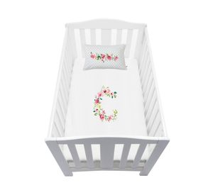 Cubreplumón cuna Vintage C blanco