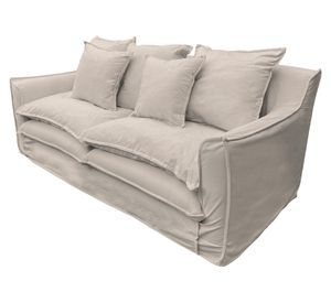 Sofá 3 Cuerpos Puangue Lino hueso