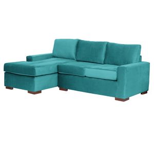 Sofá seccional 3 cuerpos Livorno azul