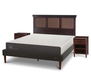 Cama europea 2 plazas Smart + set Torino chocolate Cic