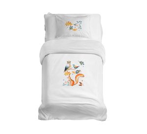 Cubreplumón transición Forest blanco