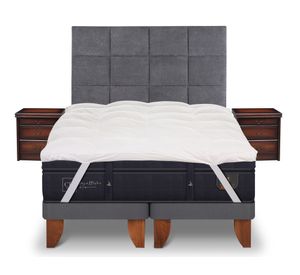 Cama europea súper king Súper Premium dividida + set Támesis Cic