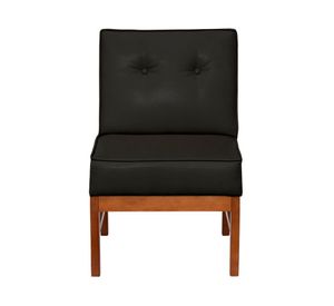 Sitial PU 1 cuerpo Colonia negro