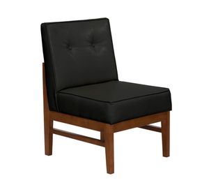 Sitial PU 1 cuerpo Colonia negro