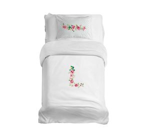 Cubreplumón transición Letras Vintage L blanco