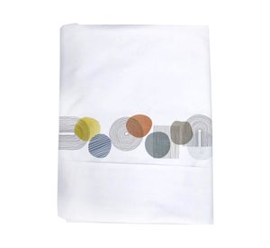 Juego sábanas 1.5 plazas 200 hilos Luz de Luna blanco