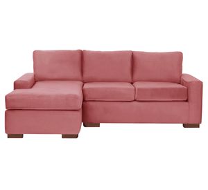 Sofá seccional 3 cuerpos Livorno rosado
