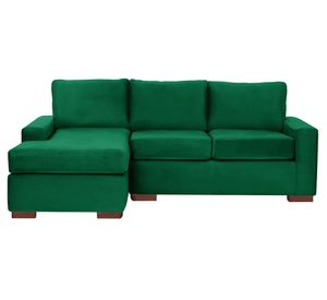 Sofá seccional 3 cuerpos Livorno verde