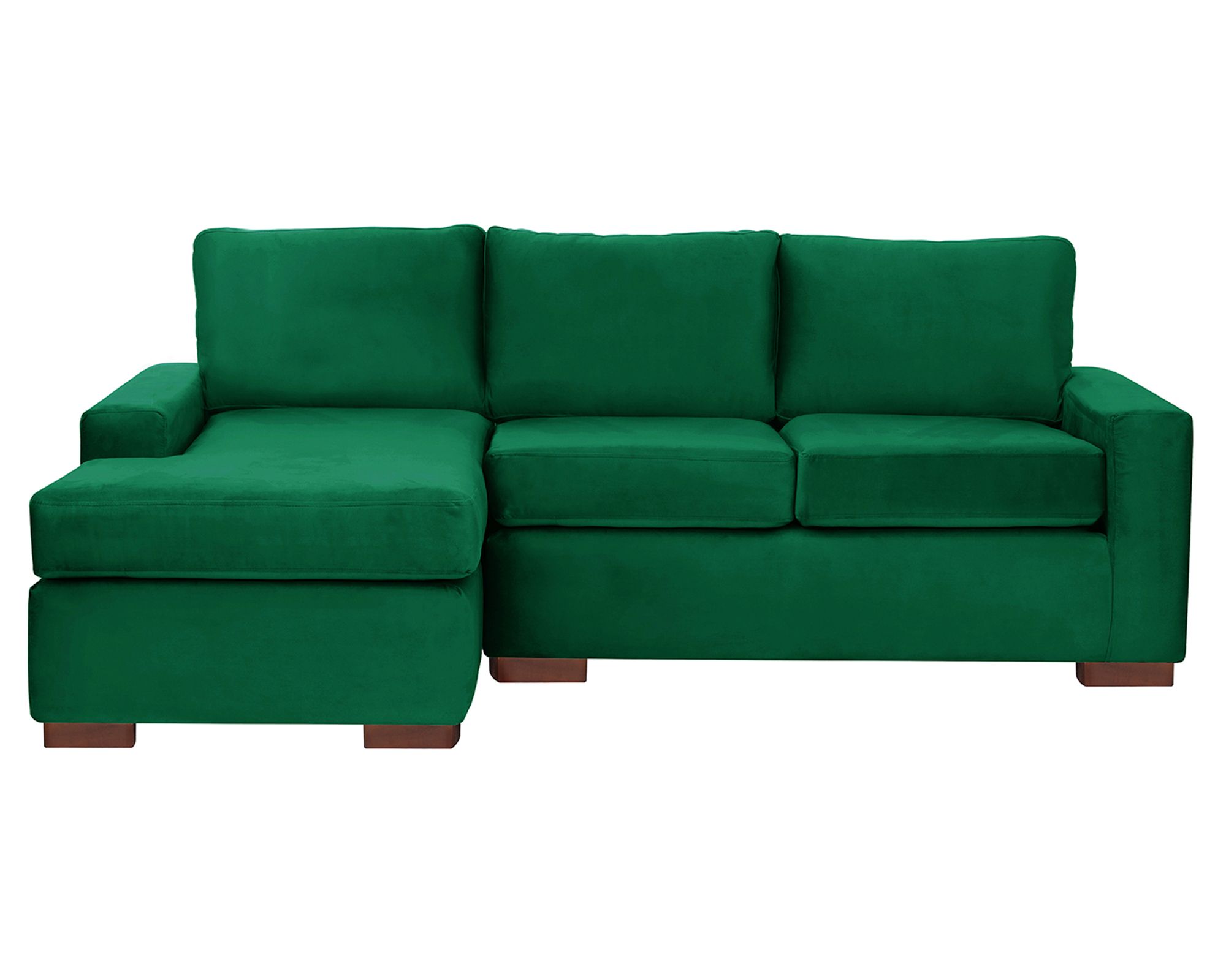 Latam Home Sofá seccional 3 cuerpos Livorno verde