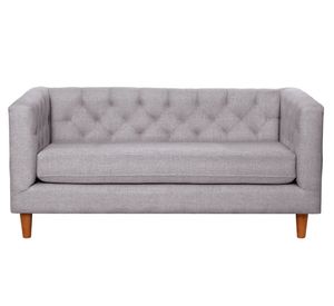 Sofá 2 cuerpos Brescia gris claro