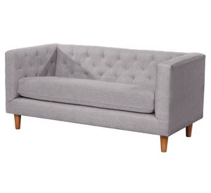 Sofá 2 cuerpos Brescia gris claro