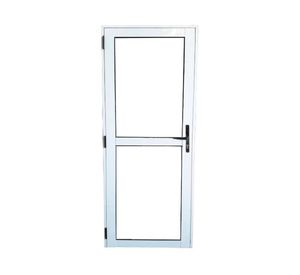 Puerta Interior Vidriada Aluminio 80x200 cm Blanca AM-35 Mundo Glass