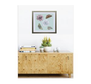 Cuadro 50x50 cm mariposas libélula Ronda