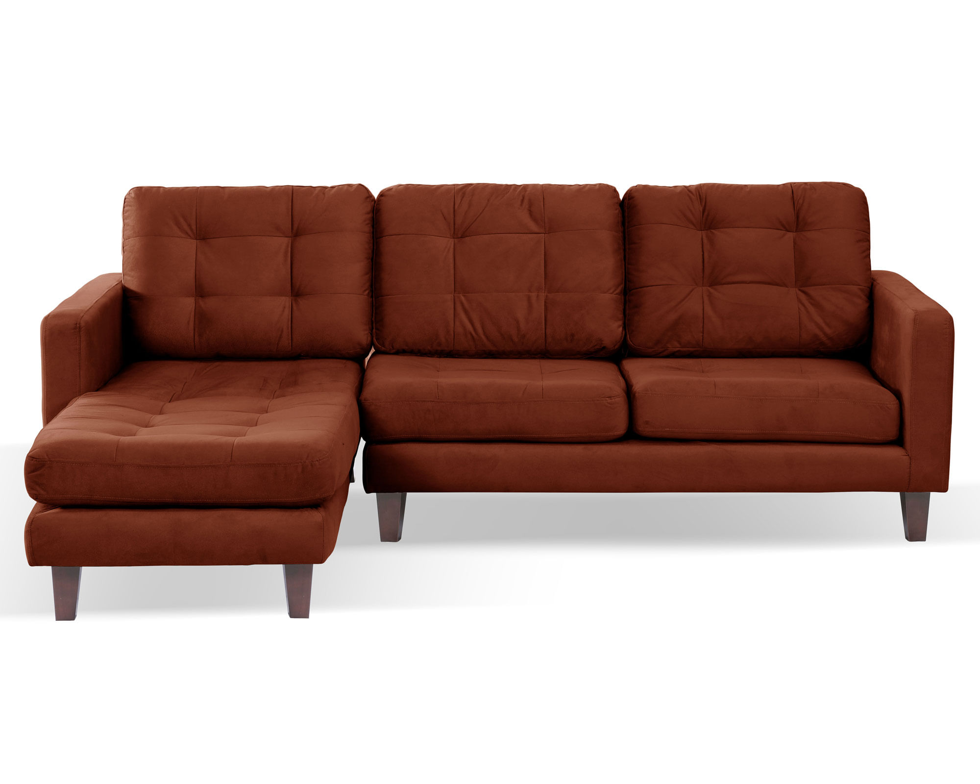Latam Home Sofá chaise izquierdo Nápoles choco Latam Home