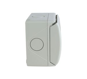 Casquete 3 módulos con ventana gris Schneider