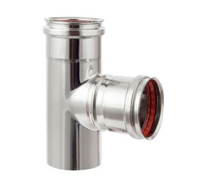 Tee registro acero inoxidable Amesti