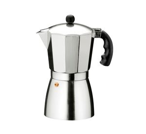 Cafetera express 3 tazas Luna cromado Fantuzzi