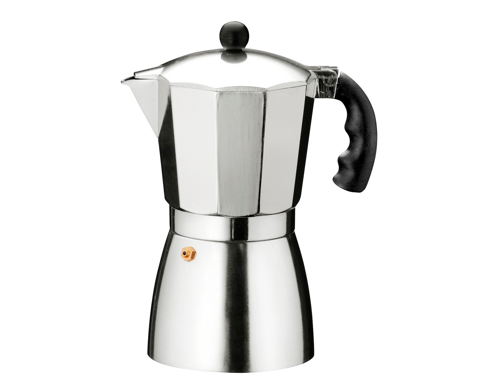 Cafetera express 3 tazas Luna cromado Fantuzzi
