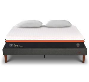 Cama europea 2 plazas Bee Comfort + 2 almohadas Cic