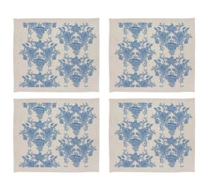 Individual Francés crudo linet 42x36 cm 4 un.