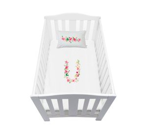 Cubreplumón colecho Vintage U blanco