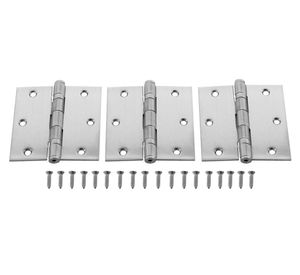 Bisagra rodamiento canto recto 3.5x3.5" 3 unidades